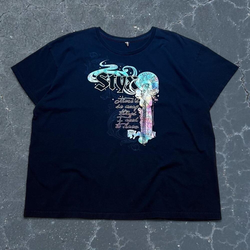 Styx band tee 2012 tour hippy shirt